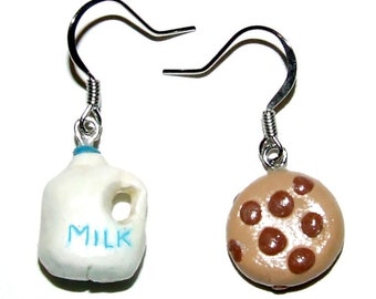 Milk and Cookie Earrings