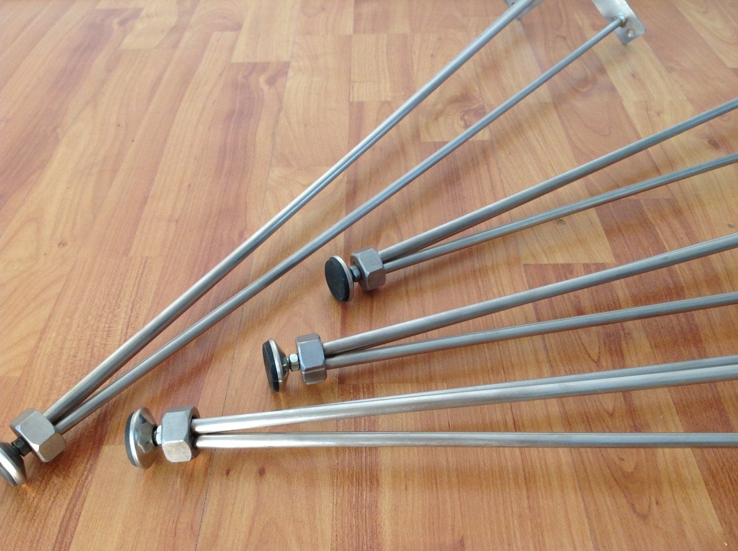 28 3Pins table legs STAINLESS STEEL Rod 8 mm Height by Balasagun