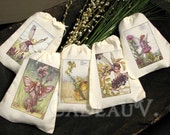 Lot 6x8 Vintage Art Flower Fairy Treat Bags /10 Il_170x135
