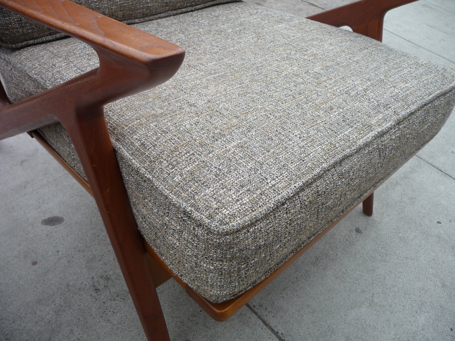 Pair of Selig Z Chairs Mid Century Modern Danish Chairs Danish