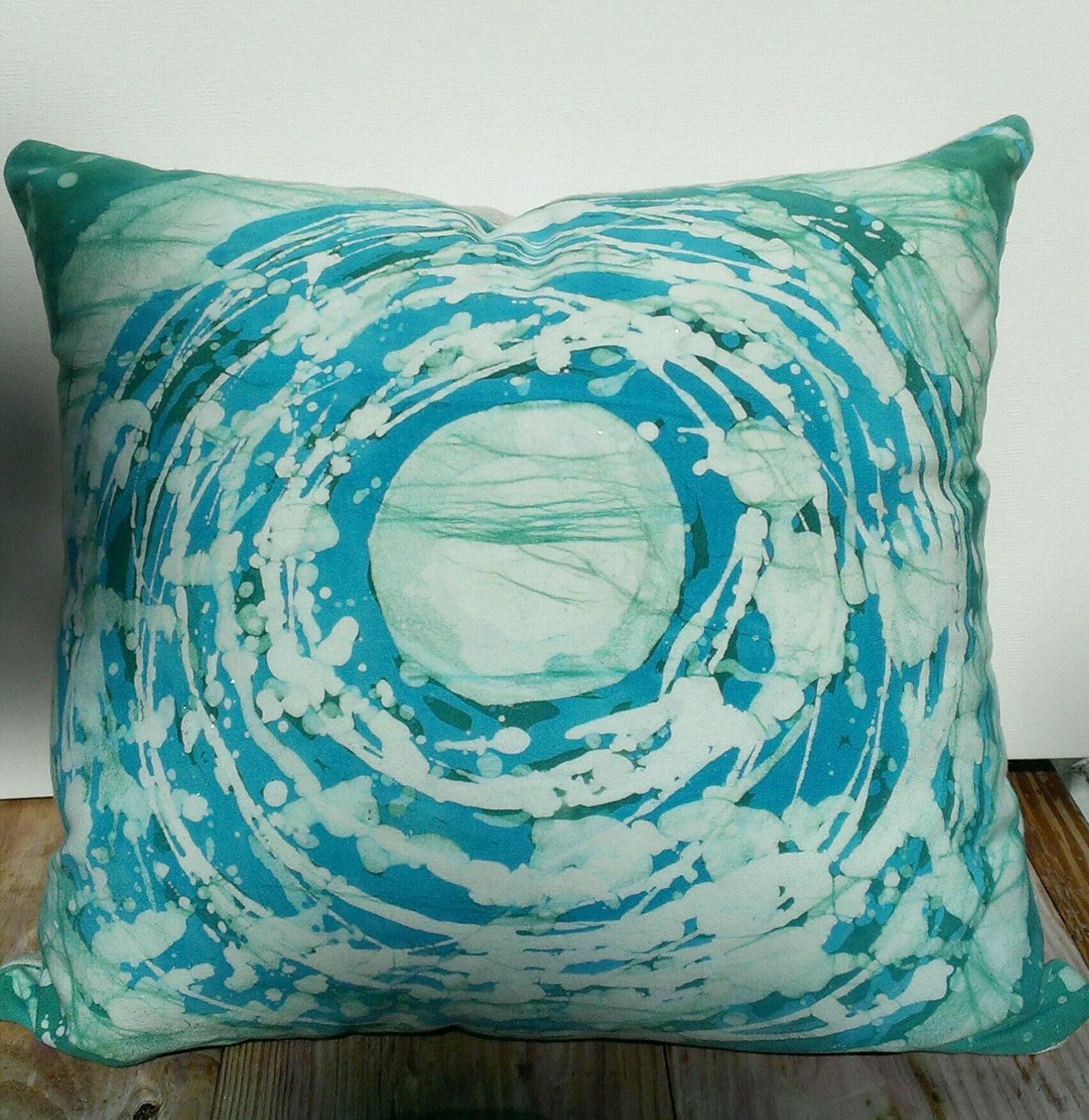 Handmade Batik Pillow Cover Original Fabric Design 16x