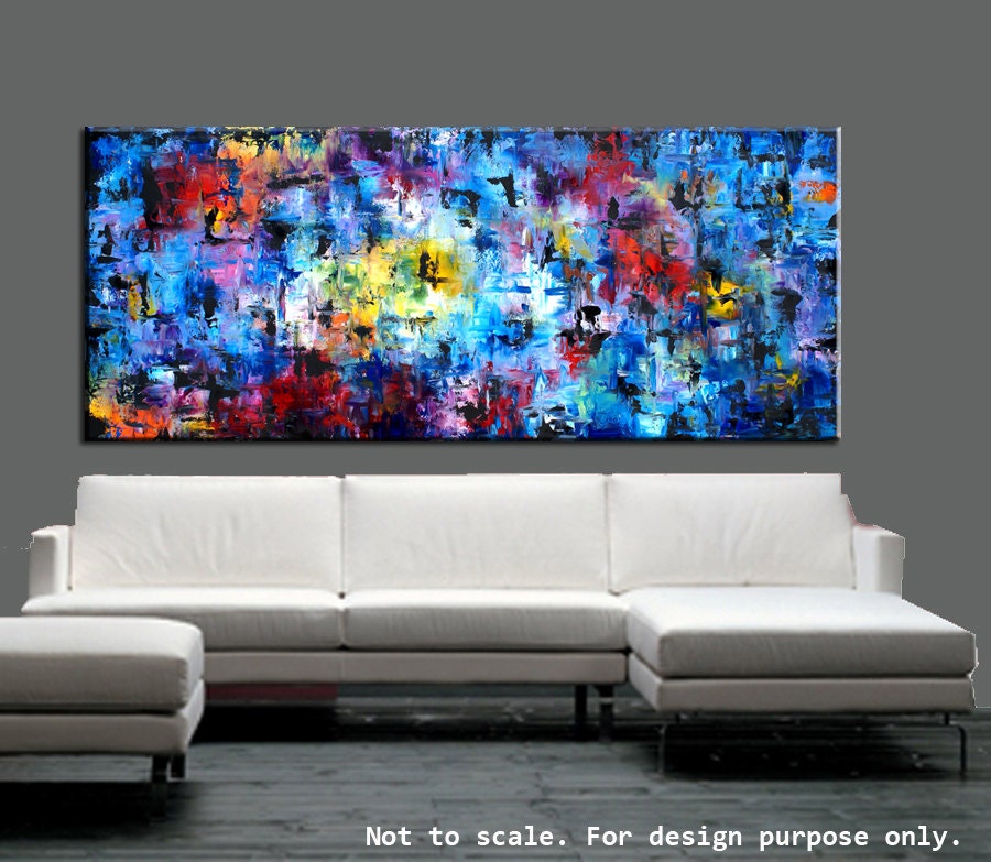 72 large sofa painting Art Painting Large by ModernArtHomeDecor