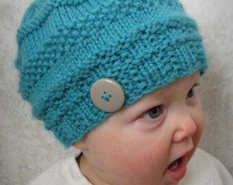 KNITTING PATTERN PDF Mens Slouch Hat Knit pattern