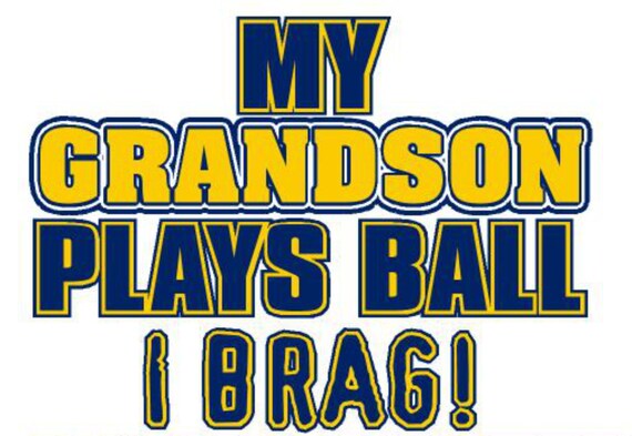 my grandson plays baseball shirt