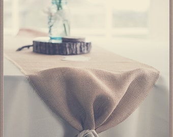 Burlap Table Runner for Weddings, Parties, Special Occasions -- Custom Sizes Available, Burlap Flowers, Rustic Wedding, Table Decoration