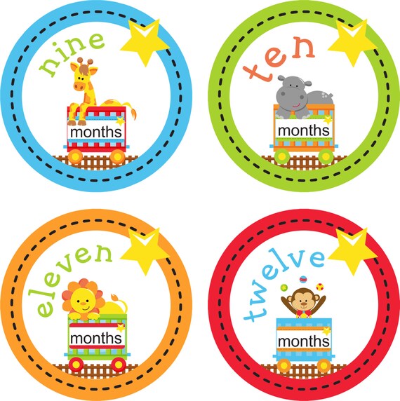 baby month stickers baby monthly stickers boy monthly shirt