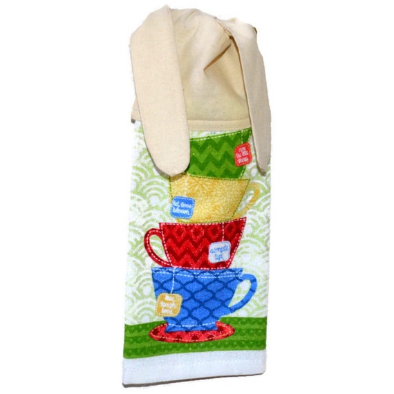 Kitchen Hand Towel Tea Cup Towel Hand Towel Tie by
