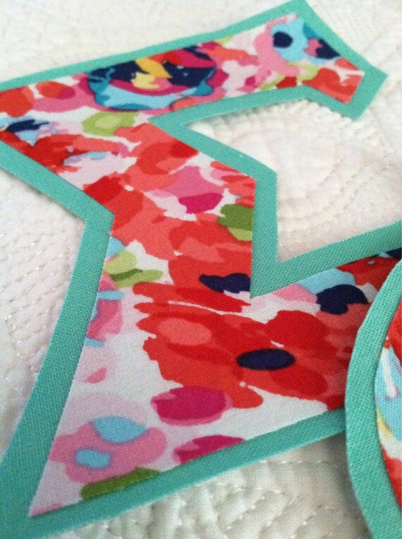 Custom Iron-on Fabric Letters by OzarksOriginals on Etsy