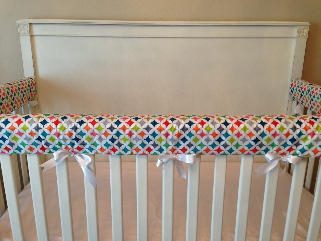Crib Rail Cover/ Crib Rail Pad Set of 3 Create Your Own