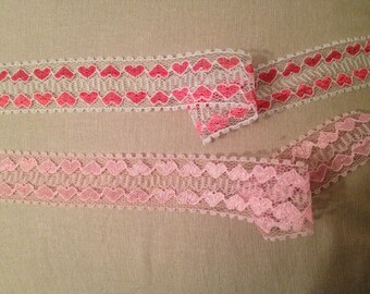 1-1/4" Rigid Heart Lace, 50 Yds, BS-1253