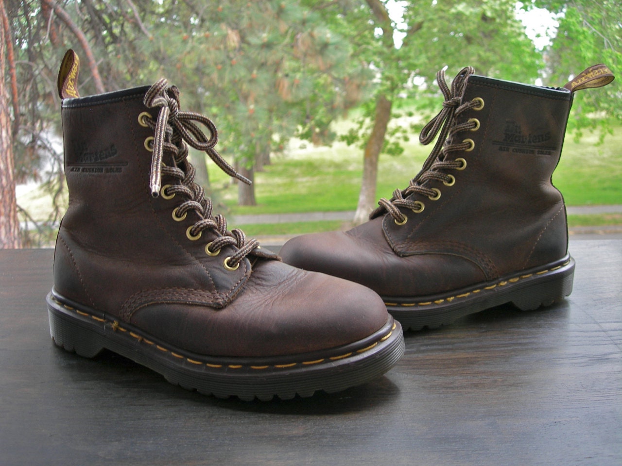 doc martens brown leather