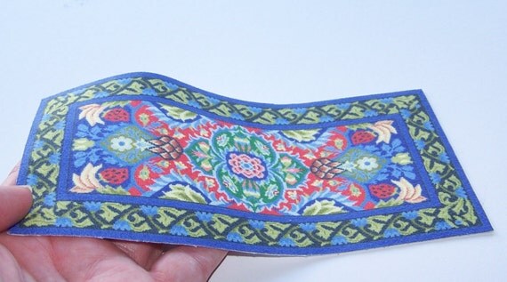 DollHouse Miniature Arts and Crafts carpet