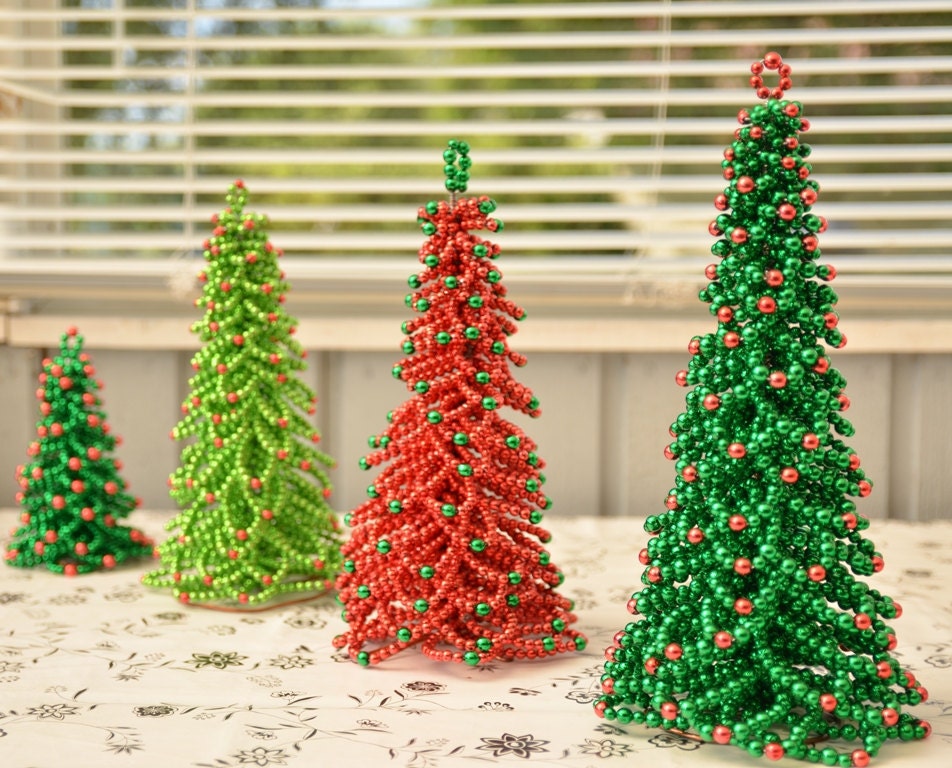 Beading Pattern Christmas Tree Tutorial Beading Tutorial