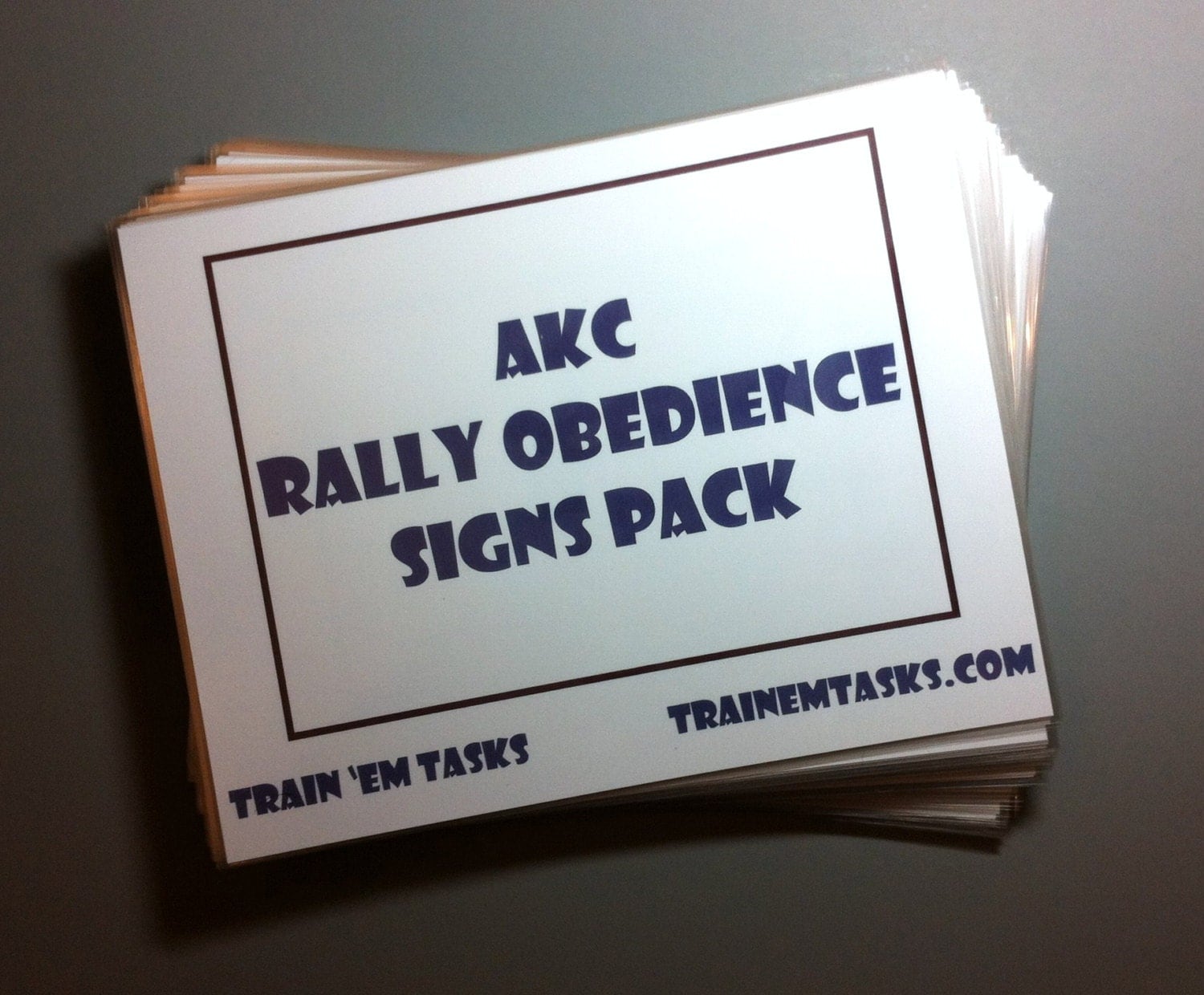 Full Size AKC Rally Obedience Signs Novice Masters Set