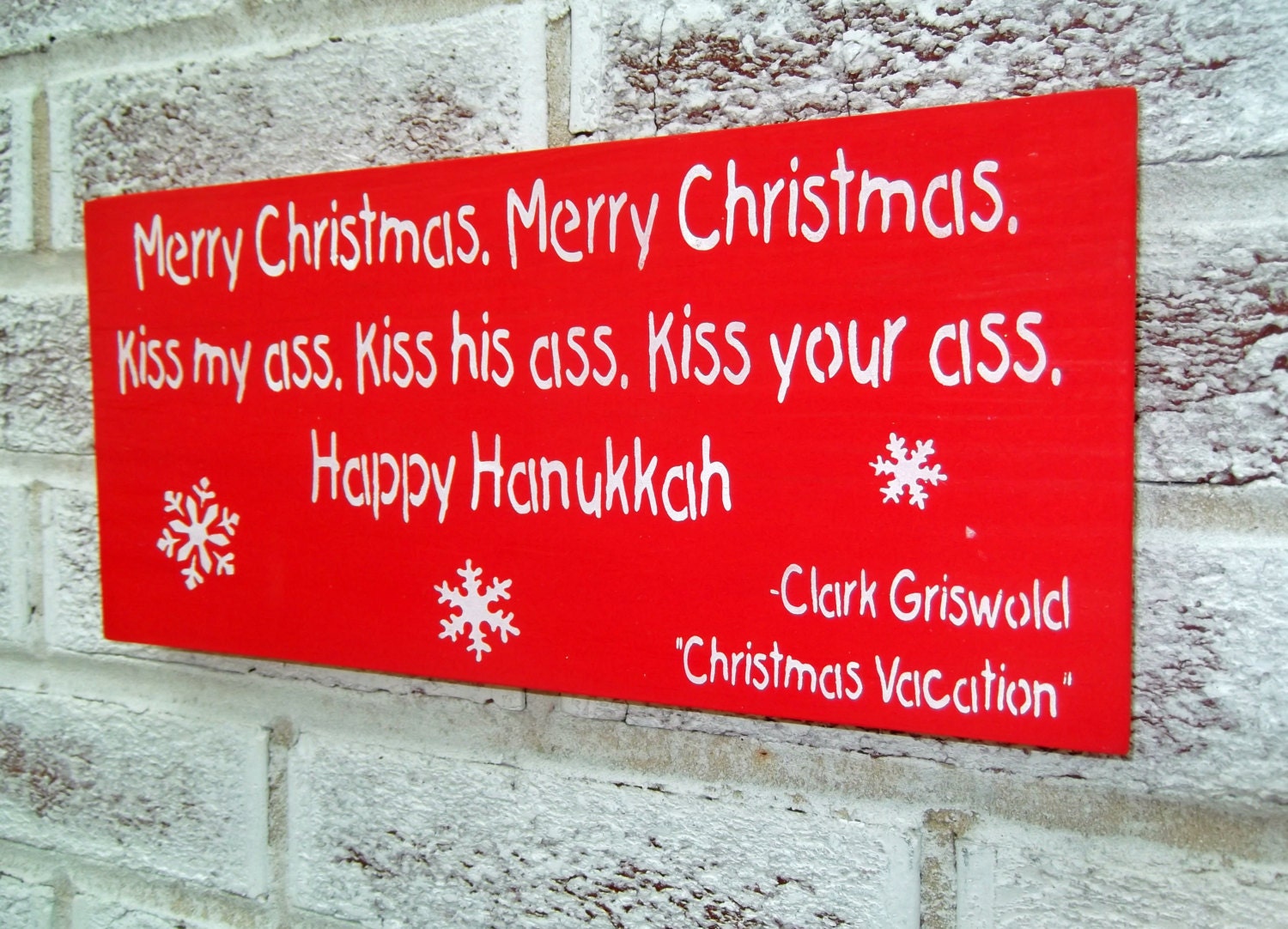 Items similar to Clark Griswold Christmas  Vacation  quote  