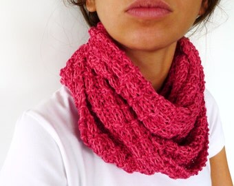 Cuello tejido para mujer hecho a mano. Bufandas circulares. Bufandas tejidas. Ideas para regalar para ella