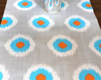 Table TABLE  GRAY table x runners  turquoise Orange silver BLUE Runners  96 Sale*** 14 Runner