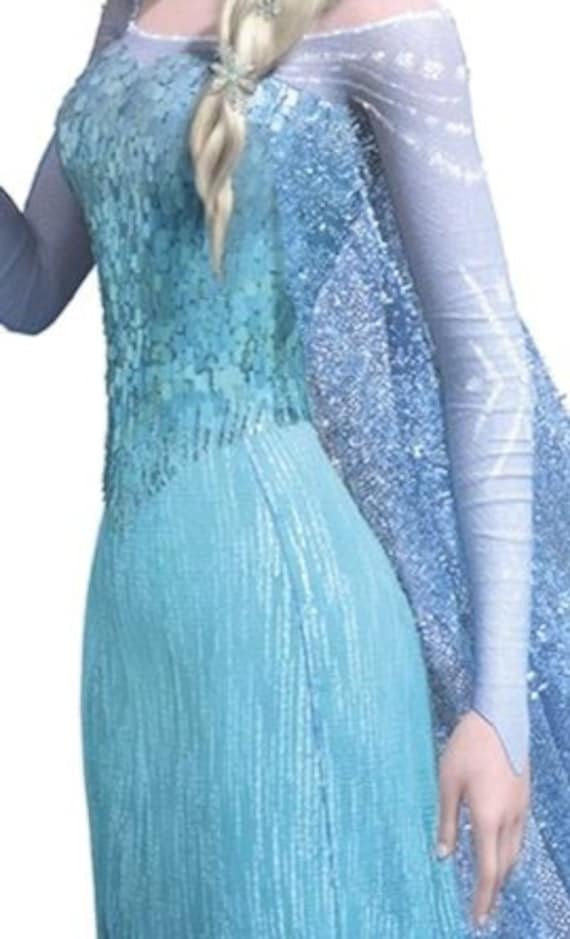 EXTREMELY hard to find Elsa dress fabric Just like in the