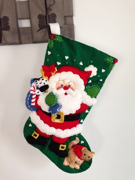 Finished 18 Bucilla Christmas Stocking by JillianBCreations