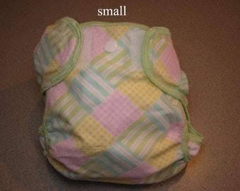 colored squares cloth diaper cover, waterproof PUL