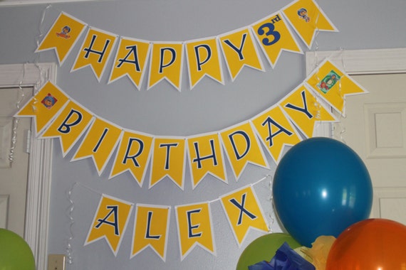 Items similar to Happy Birthday Banner on Etsy