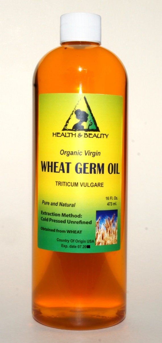 16 Oz Wheat Germ Oil Virgin Organic Carrier Cold By Hboilscenter