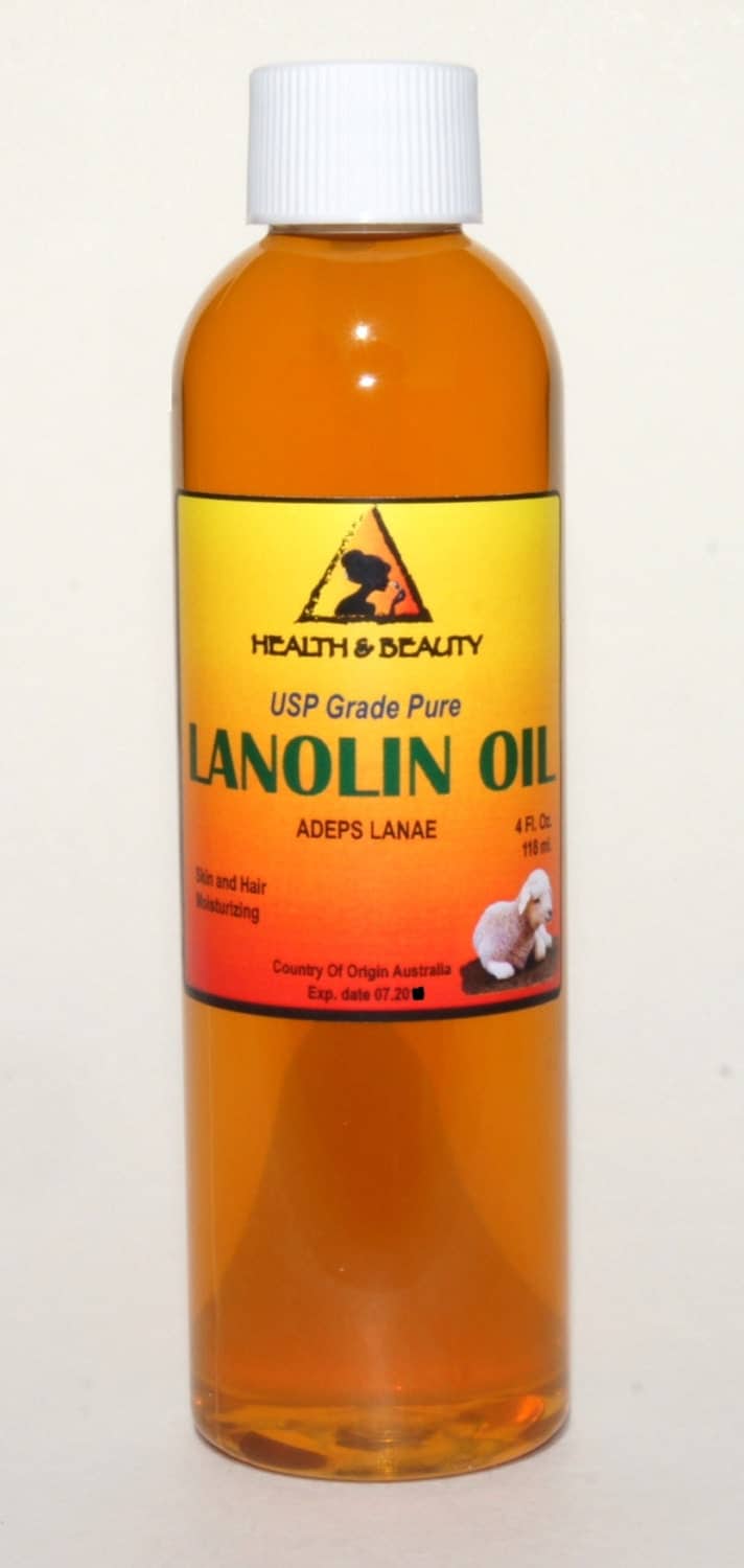 4 oz LANOLIN OIL USP Grade 100 Pure Skin Hair by HBOilsCenter