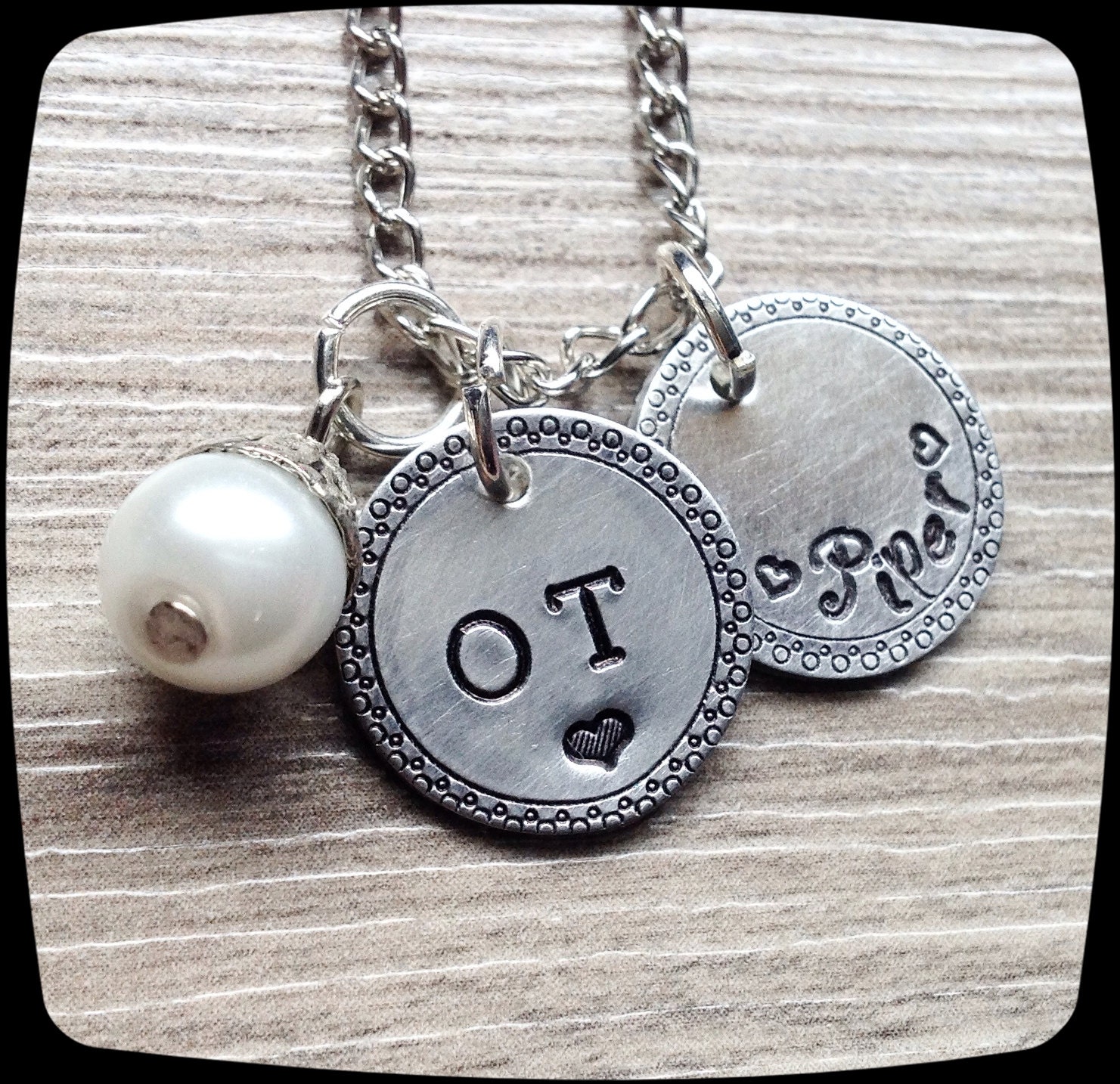 Occupational Therapist Jewelry OT necklace by ThatKindaGirl