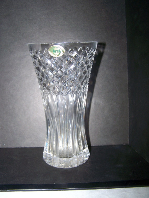 Items similar to Tyrone crystal Vase, Ireland, excellent condition with