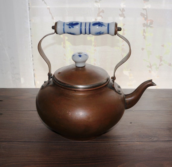 Vintage Copper Teapot 10