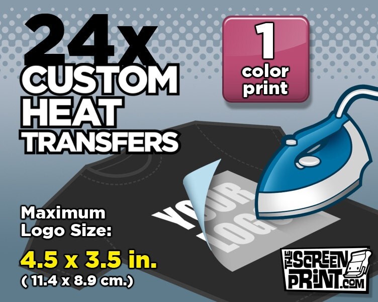 Custom Plastisol Heat Transfers by TheScreenPrint on Etsy