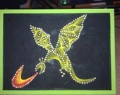 Items similar to Dragon String Art on Etsy