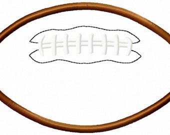 Football applique design download 4x4 and 5x7 size