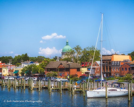 Annapolis City Dock by BobPetersonPhoto on Etsy