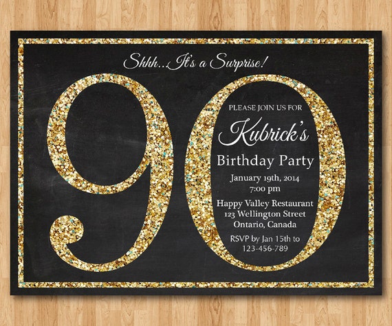 dinywageman-90th-birthday-invitation