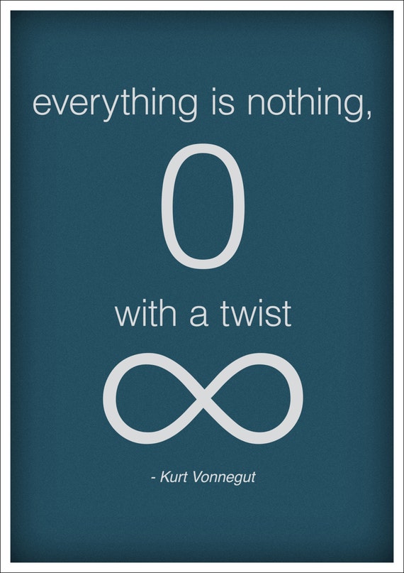 Kurt Vonnegut everything is nothing with a by RainbowPieClothing