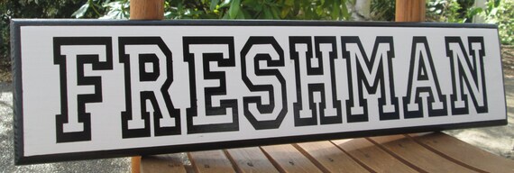 Freshman Sign by PalletBoutique on Etsy