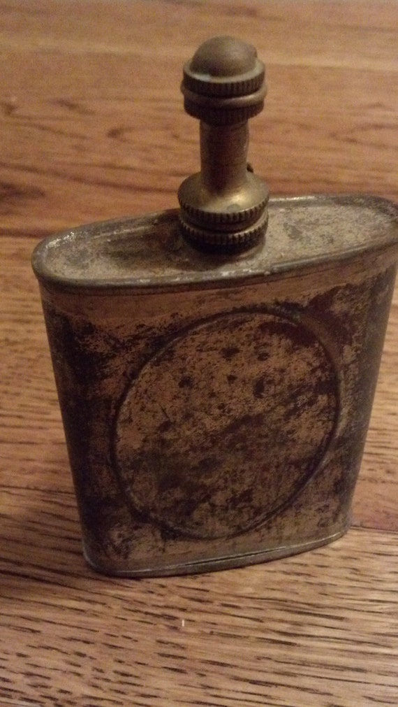 WWI U.S. Army Gun Rifle Oil Tin Oiler Can