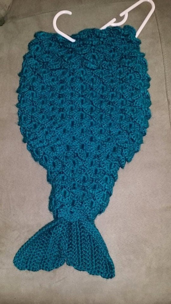 Crochet Mermaid Cocoon (Free Shipping)