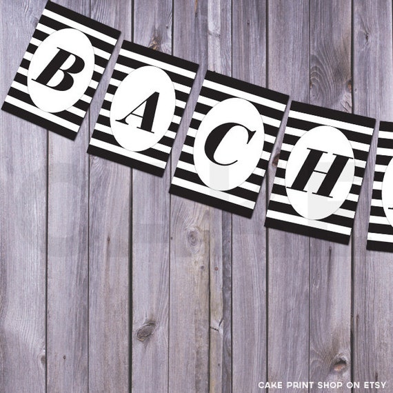 bachelorette banner Bachelorete party banner printable party