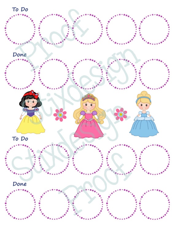 Printable Princess Chore Chart - vrogue.co