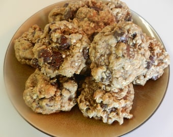 Dozen Oatmeal Chocolate Chip Lactation Cookies for Nursing Mothers