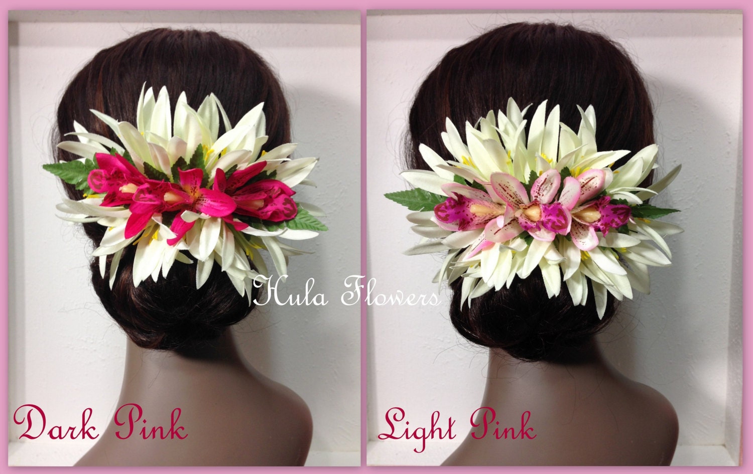 Tropical Hawaii Flowers Hair Clip For Hawaiian Hula