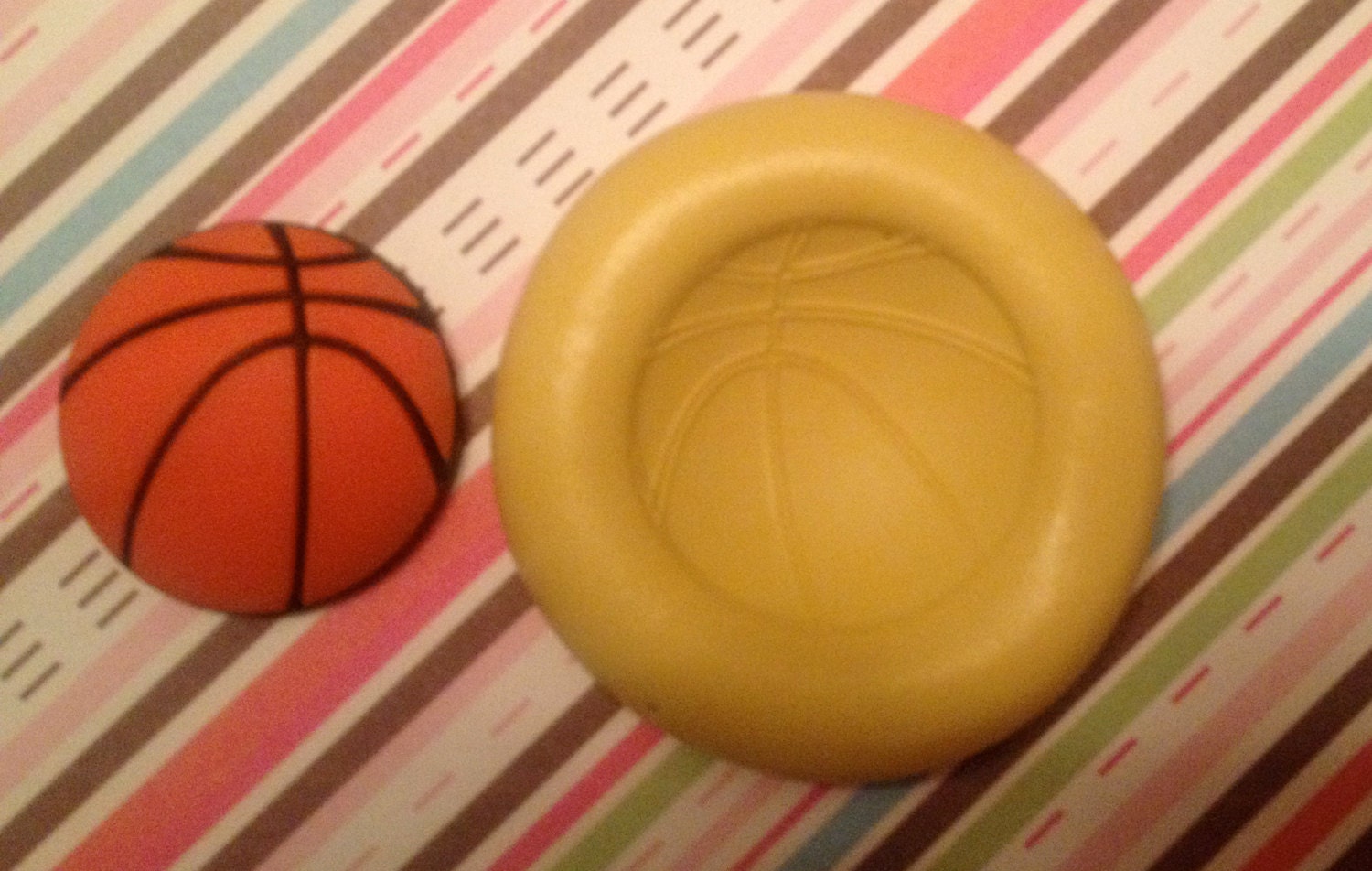 SPORTS BASKETBALL Silicone MOLD Craft Supply Cake Pops