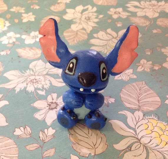 Items Similar To Polymer Clay Stitch From, "Lilo & Stitch" On Etsy