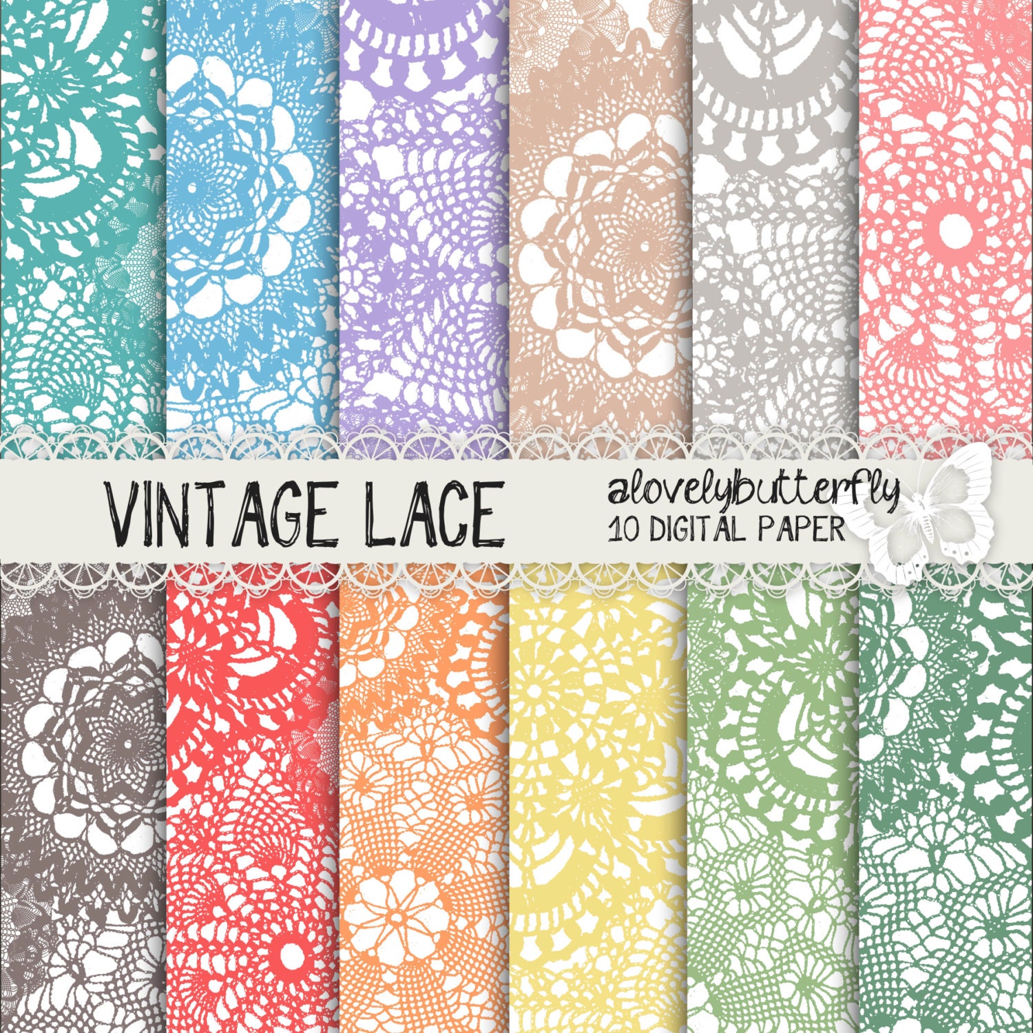 Vintage Lace Paper 9