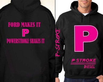 pink powerstroke hoodie