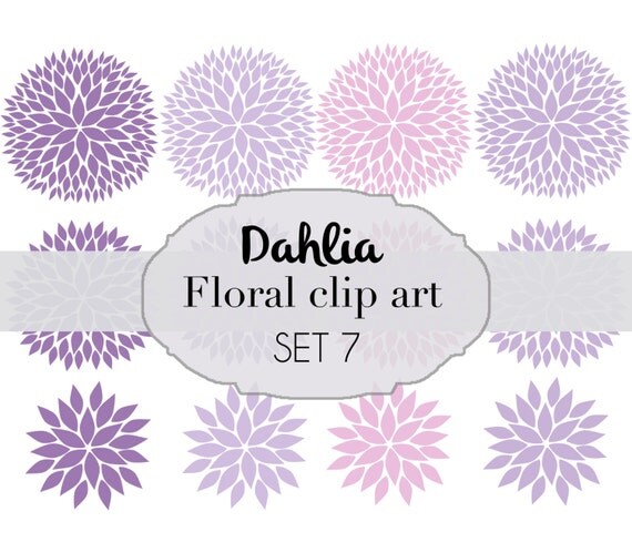 dahlia flower clip art free - photo #32