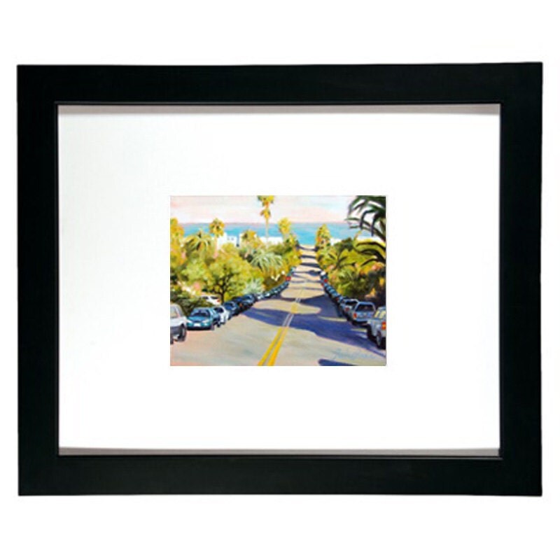 Modern landscape coastal art Southern California wall art