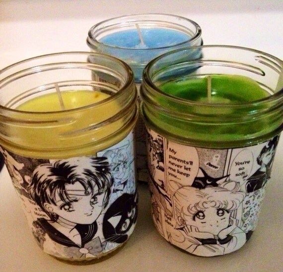 Items similar to SAILOR MOON CANDLES on Etsy
